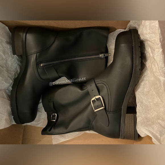 NIB Leather Mellow Walk Steel Toe Slip Resistant Engineer Safety Boot PR Vanessa - Picture 9 of 15